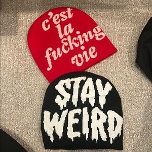 Winter fashion beanies